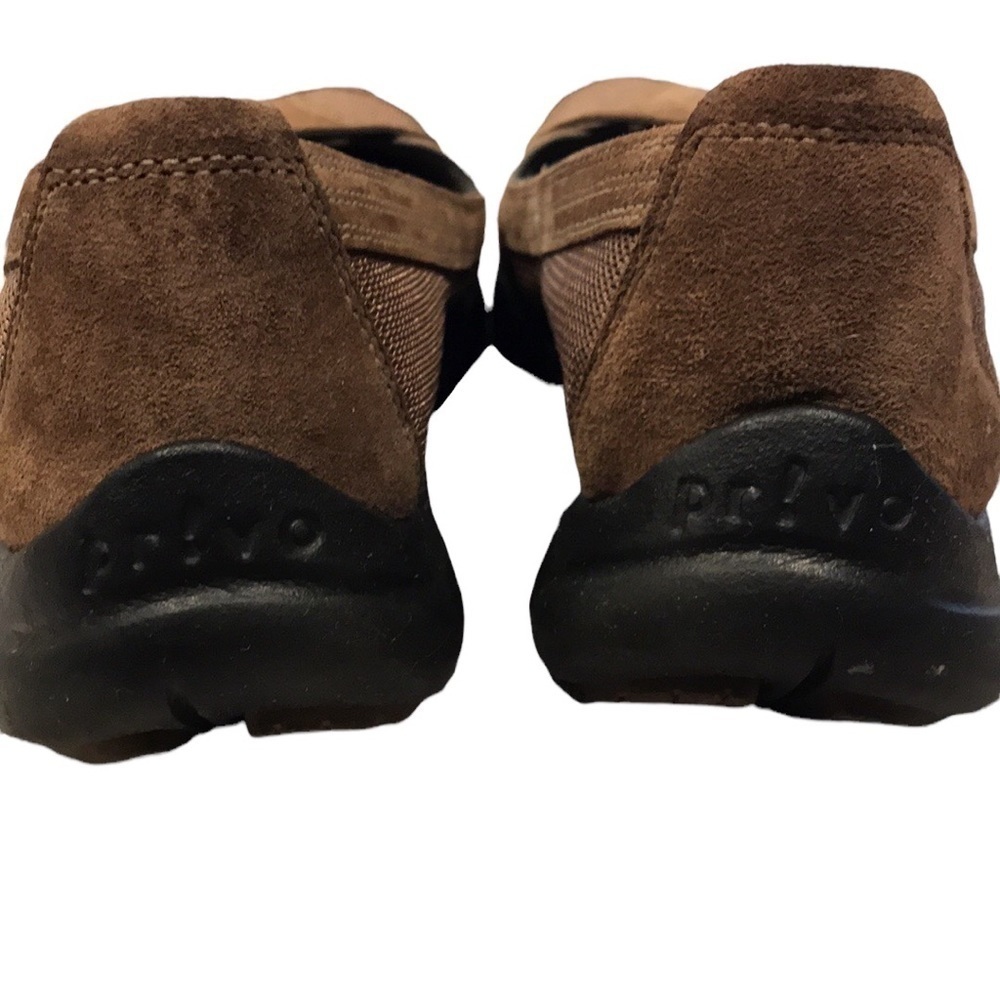 Privo Clarks Casual Athletic Suede Knit Flats Hook Loop Adjustable Woman’s 8 - Picture 5 of 7